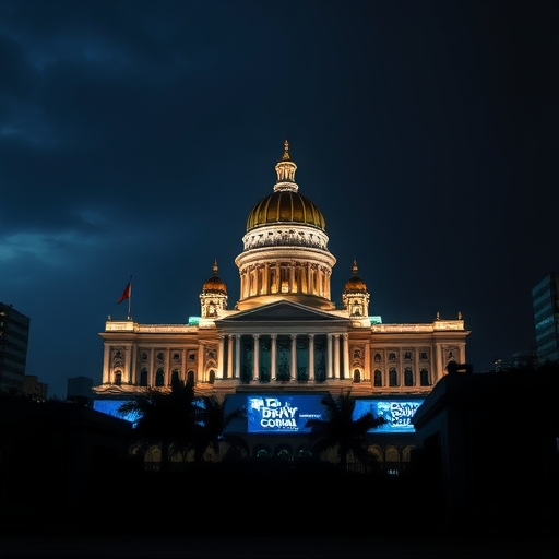 民眾在街頭使用社群媒體直播抗議活動