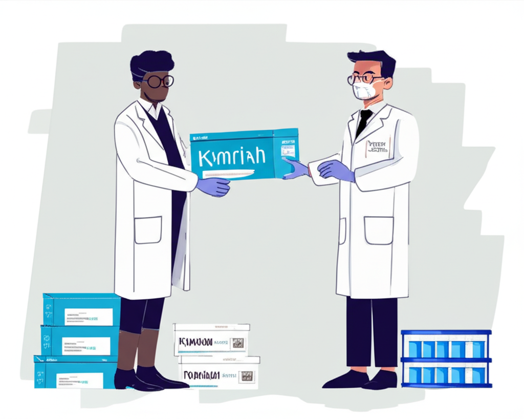 基米與賽默飛代表合作捐贈非洲豬瘟檢測試劑給非洲