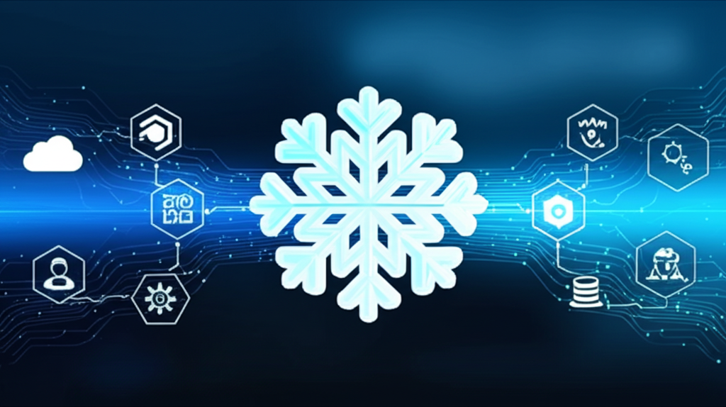 Snowflake作為雲端數據整合領導者的現代架構插圖