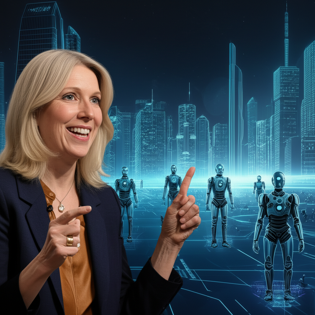 Cathie Wood 熱情預測人形機器人未來,創造數兆美元市場