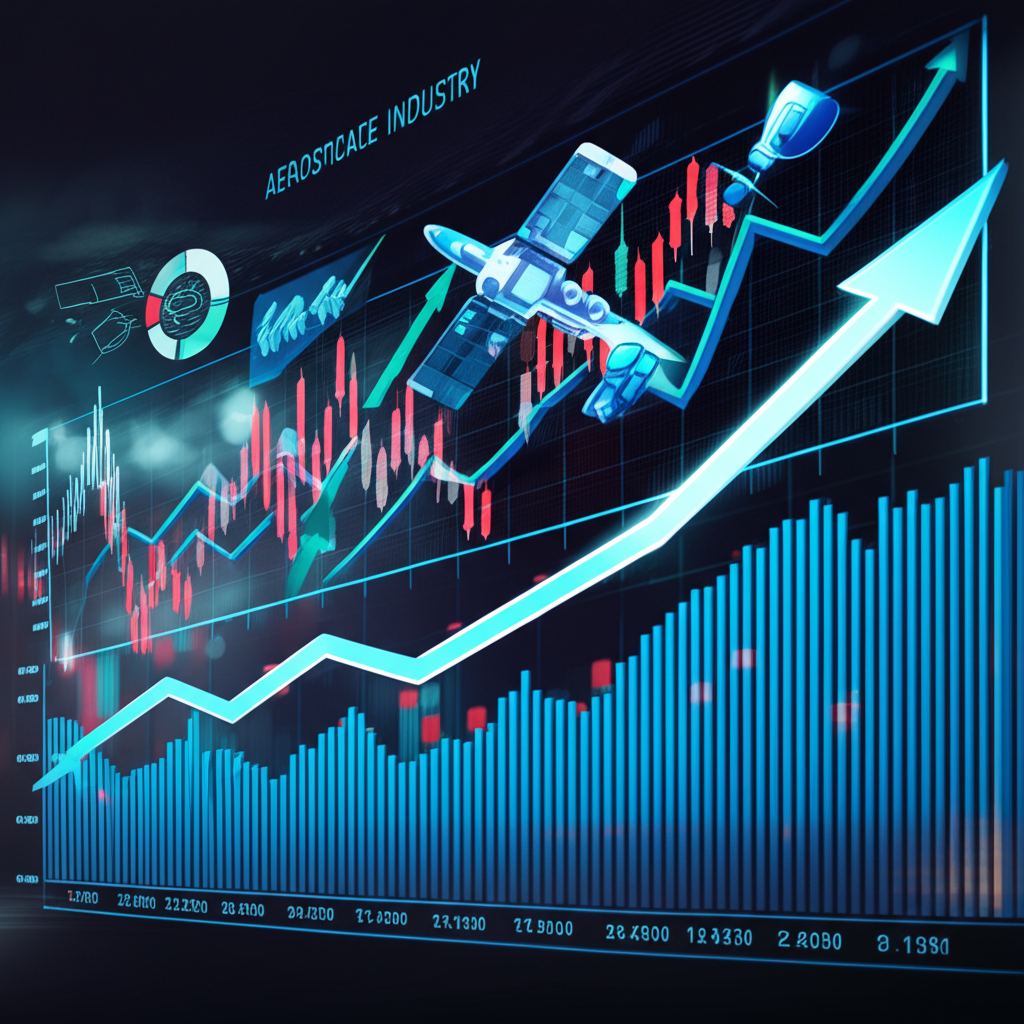 動態金融市場圖表,突顯航太股投資機會的插圖