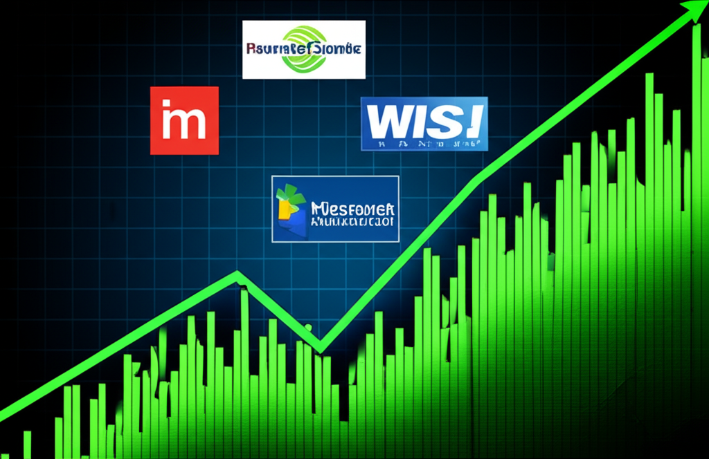 媒體巨頭在長時間盤整後展現強勁股價表現,伴隨向上趨勢圖表