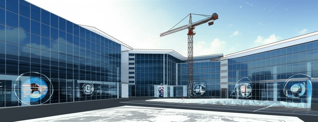 INtech Tenerife擴張計畫插圖，展示現代科技設施與基礎升級