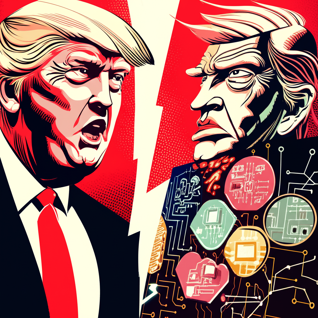 特朗普強硬貿易立場與科技競爭圖像
