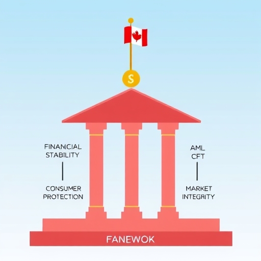 加拿大法幣掛鉤穩定幣立法框架,支柱代表金融穩定、消費者保護、AML/CFT及市場完整性,引導業者並提升投資者信心