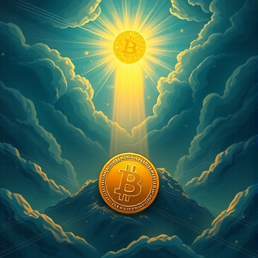 加密貨幣市場風暴圖:比特幣掙扎中,Solana 光芒四射上升