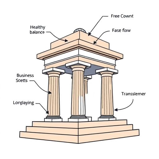 An illustration of a strong company with robust free cash flow a healthy balance sheet mature business operations and transparent corporate governance as pillars for future dividend payouts