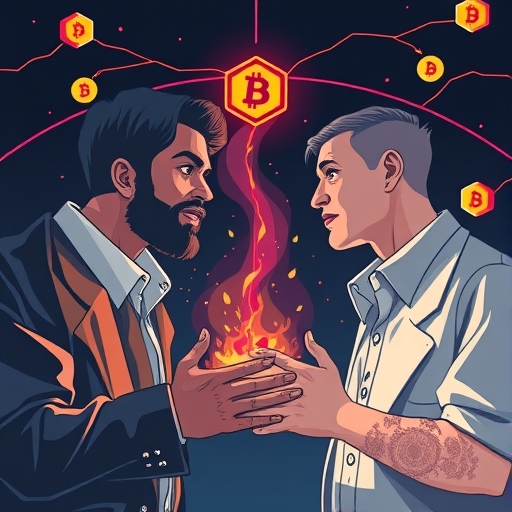 Nic Carter與McCordic兩位專家對加密市場健康狀況的對立觀點,一人悲觀一人樂觀,激烈辯論的插圖