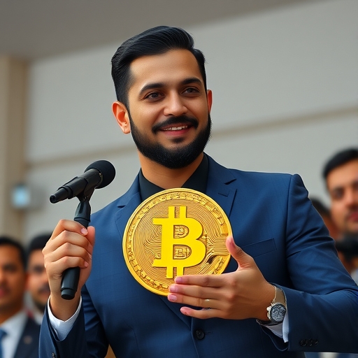 薩爾瓦多總統納伊布·布克勒手持比特幣象徵,展現大膽數位資產策略,中美洲小國在全球關注與市場波動中