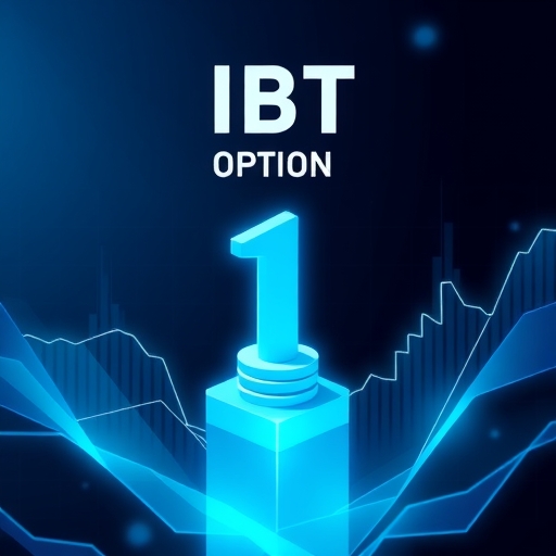 IBIT option upgrade to Tier 1 status higher liquidity and enhanced risk management for institutional investors in the crypto market illustration