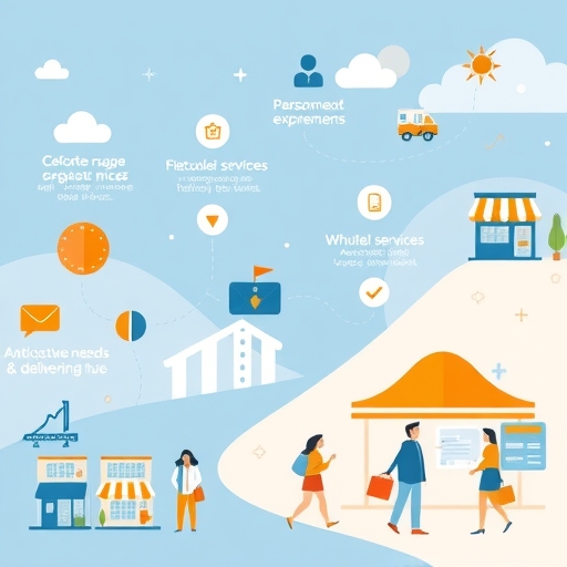 數位客戶旅程中個人化服務、無縫體驗與核心業務，預測需求並提供價值，滿意客戶網絡