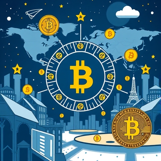 全球加密監管插圖,涵蓋SEC主席阿特金斯對投資合約的澄清及印度KYC/AML措施對比特幣交易的影響