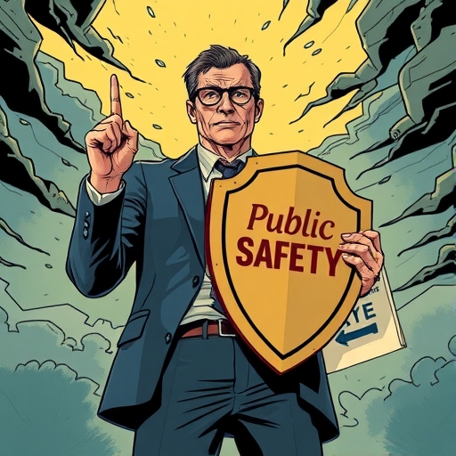 Alex Bores議員以公共安全盾牌抵禦科技巨頭影響的堅定形象