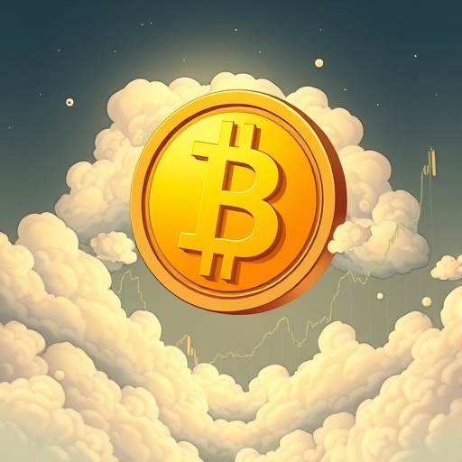 比特幣價格下跌穿越雲層趨向8萬美元中段，市場圖表顯示疲軟跡象