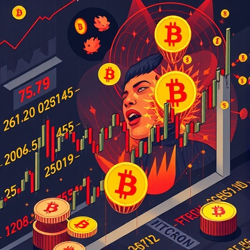 加密市場極度恐懼情緒,比特幣價格圖表崩跌,而狗狗幣與柴犬幣等迷因幣出現技術反彈跡象,投資者充滿擔憂