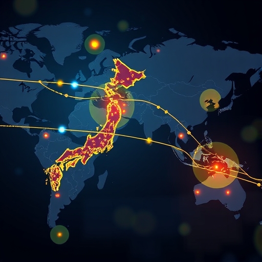 台積電全球佈局地圖,顯示日本與台灣工廠連結的先進晶片供應鏈韌性