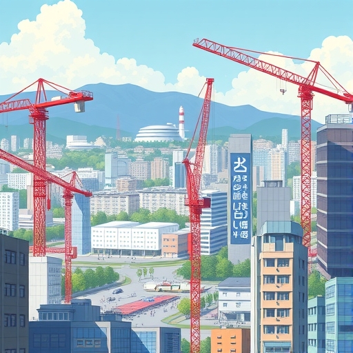 熊本快速發展的城市景觀與地價上漲的商業活力