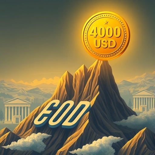 黃金價格突破4000美元，在動盪經濟景觀中閃耀崛起