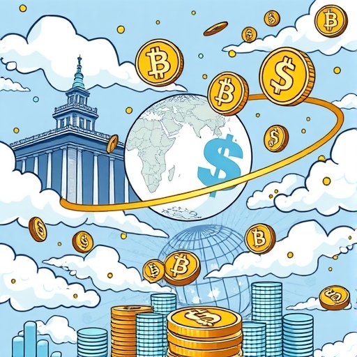 illustration of stablecoins and tokenized cash transforming traditional finance with institutions adopting them reaching a 36 trillion dollar market by 2030 and a global CBDC race