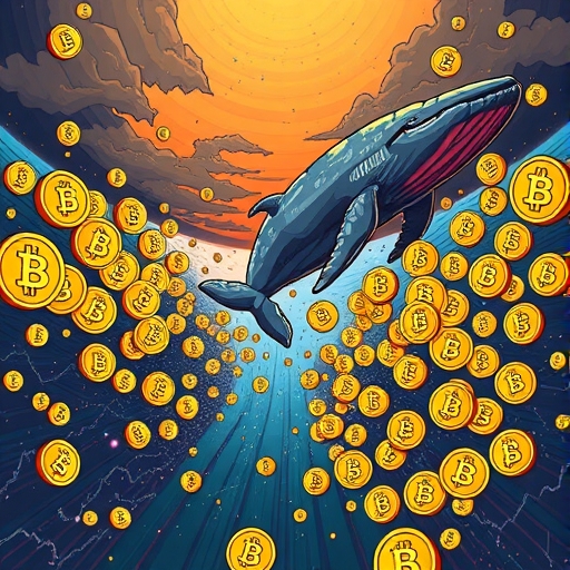 比特幣市場分歧插圖，多個小人物賣出，少數大型機構和大鯨穩定買入