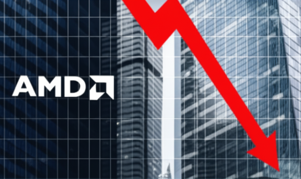 股市波動插圖：科技股如 AMD 面臨下行壓力