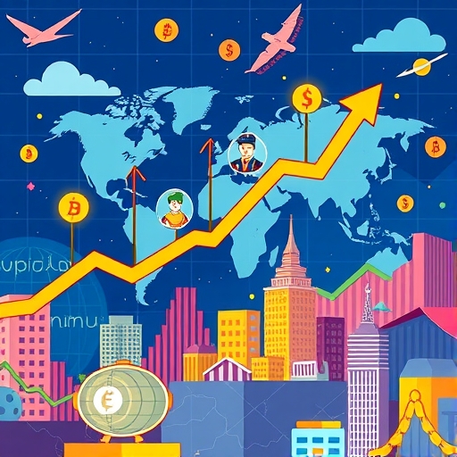 全球加密貨幣市場活力圖示，展示上漲趨勢、多樣用戶與監管框架演進