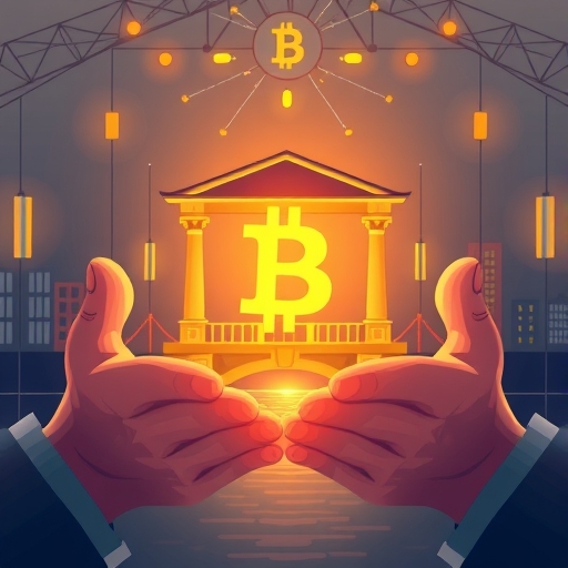 傳統金融機構擁抱數位貨幣，象徵主流採用與機構支持的橋樑