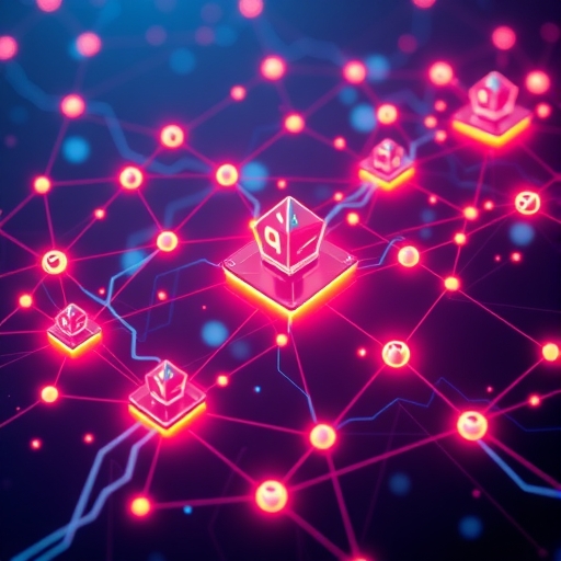 數位金庫開啟插圖,代幣湧出象徵 Aptos 代幣解鎖事件對市場供應的影響