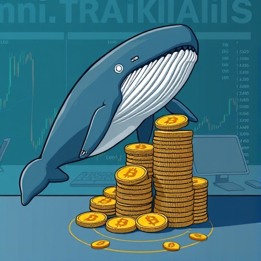 巨鯨推倒比特幣堆疊造成漣漪效應的插圖