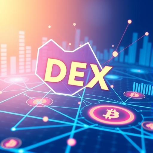 Lighter DEX 安全高效的去中心化交易所平台插圖,展示用戶間無縫資產交易的區塊鏈環境