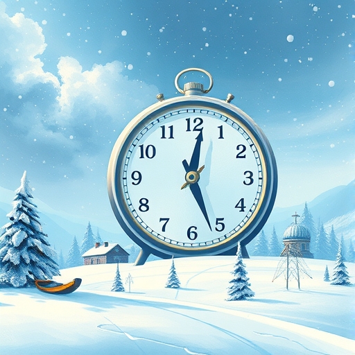 2026年加密寒冬陰影中堅韌的金融機構與計時鐘象徵長期樂觀