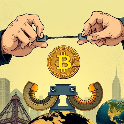 巨手調整全球經濟槓桿如利率、通脹與增長，影響搖搖欲墜的比特幣幣