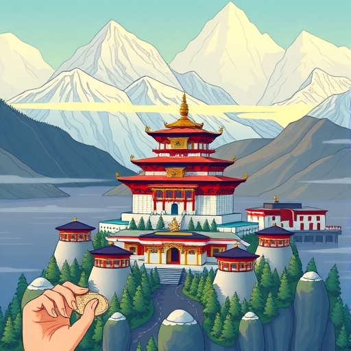 不丹以國民幸福指數聞名的喜馬拉雅國家,透過比特幣策略建立格勒普禪修經濟樞紐的插圖