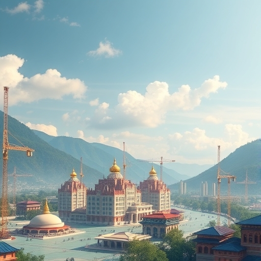 格勒普禪修之城建設,體現國王遠見的特殊行政區,為投資者提供吸引環境並秉持國民幸福哲學的插圖