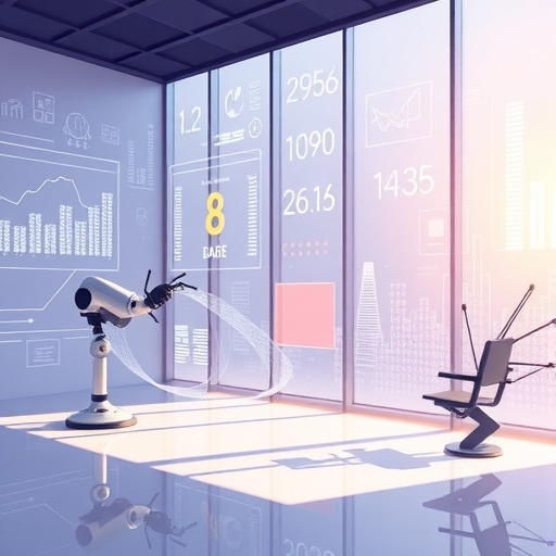 2025年AI與智慧自動化處理複雜任務的寧靜環境，象徵效率與個人化未來