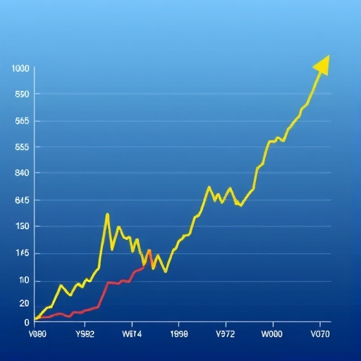 股市圖表與債券曲線上漲趨勢，象徵升息循環尾聲台灣股債市場甜蜜點