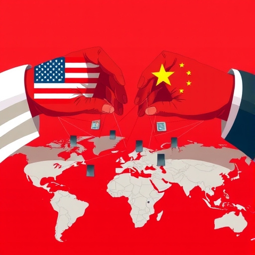 美中科技競逐如棋局，巨手重塑全球半導體供應鏈地圖