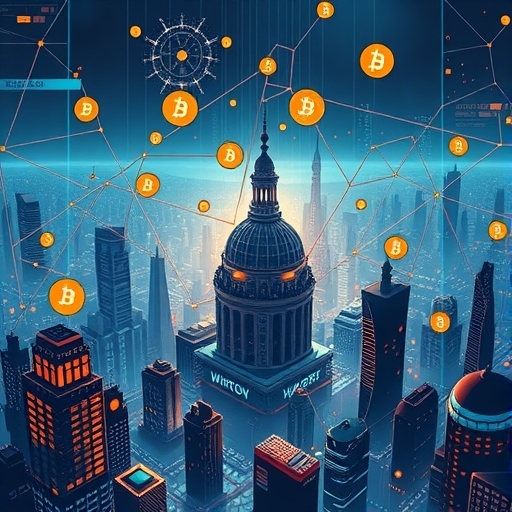 加密貨幣市場複雜性創新監管波動性數位資產機會挑戰插圖風格