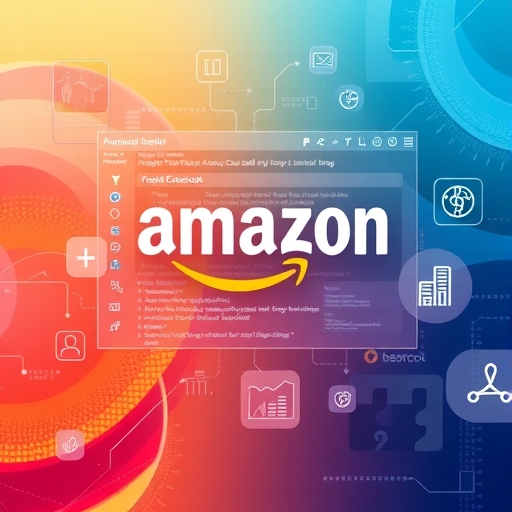 Amazon Bedrock 介面與生成式AI 輸出插圖，包含醫療與金融產業專屬圖示