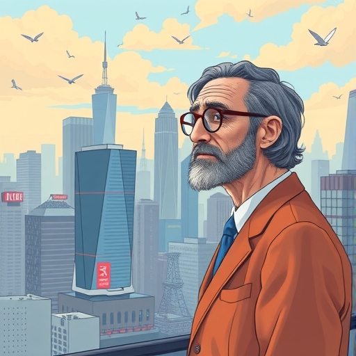 一位睿智科學家類似Geoffrey Hinton，觀察城市景觀中資料輸入及客戶服務等工作被智慧機器自動化的過程