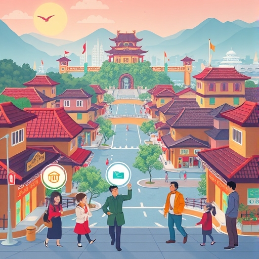 彰化縣繁忙市鎮，新基礎設施與在地社區成員參與安全討論，融入數位元素