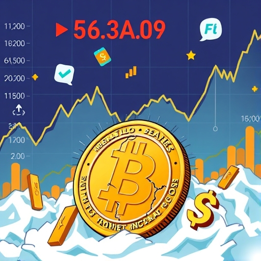 比特幣價格波動圖表，顯示劇烈跌宕起伏與市場不穩定