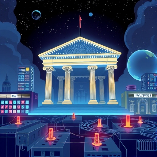 illustration style AI boom semiconductor industry Micron Technology HBM products Deutsche Bank optimistic rating