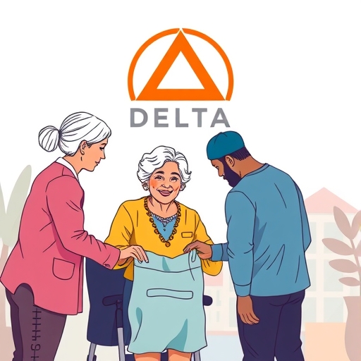 台達資本公司標誌與團隊合作解決高齡照護人力短缺