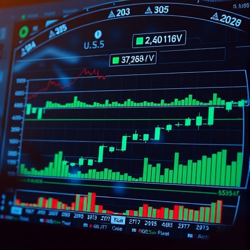 投資人仔細分析高股息ETF圖表與財務報告，權衡穩定收入、成長潛力與風險管理