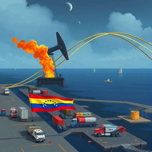 地緣政治事件影響大宗商品市場美國委內瑞拉行動石油公司股價上漲供應鏈擔憂黃金美元避險資產插圖