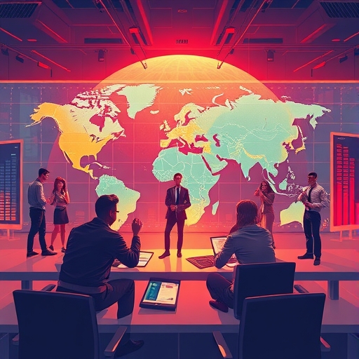 全球投資者觀察2026年充滿機會與挑戰的波動市場,需要精準策略做出明智決策的插圖