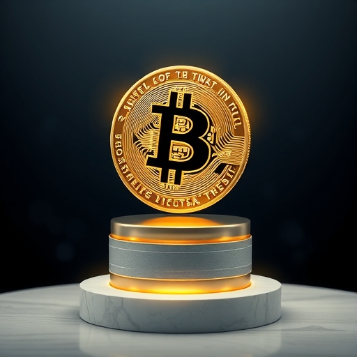 比特幣取代黃金作為價值儲存工具的圖像