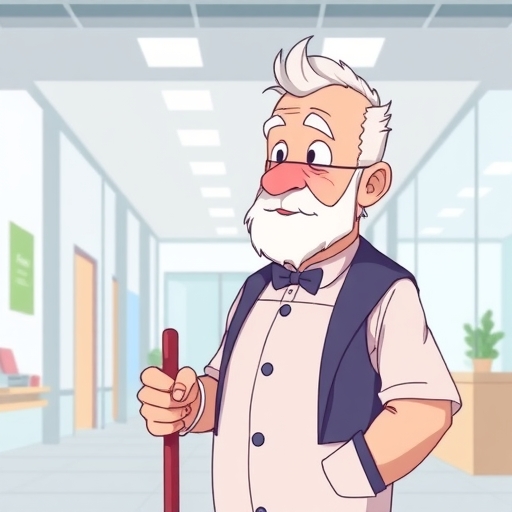 一位莊嚴的長者形象，象徵從巔峰到轉型的思考時刻