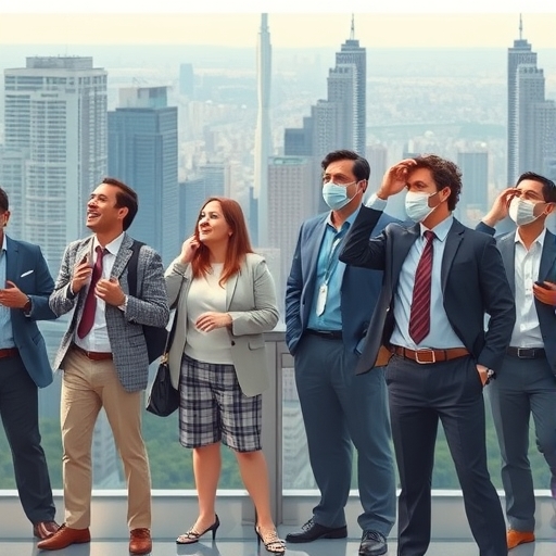 一群散戶投資者自信應對市場波動，將挑戰轉化為機會，而專業基金經理人則顯得謹慎